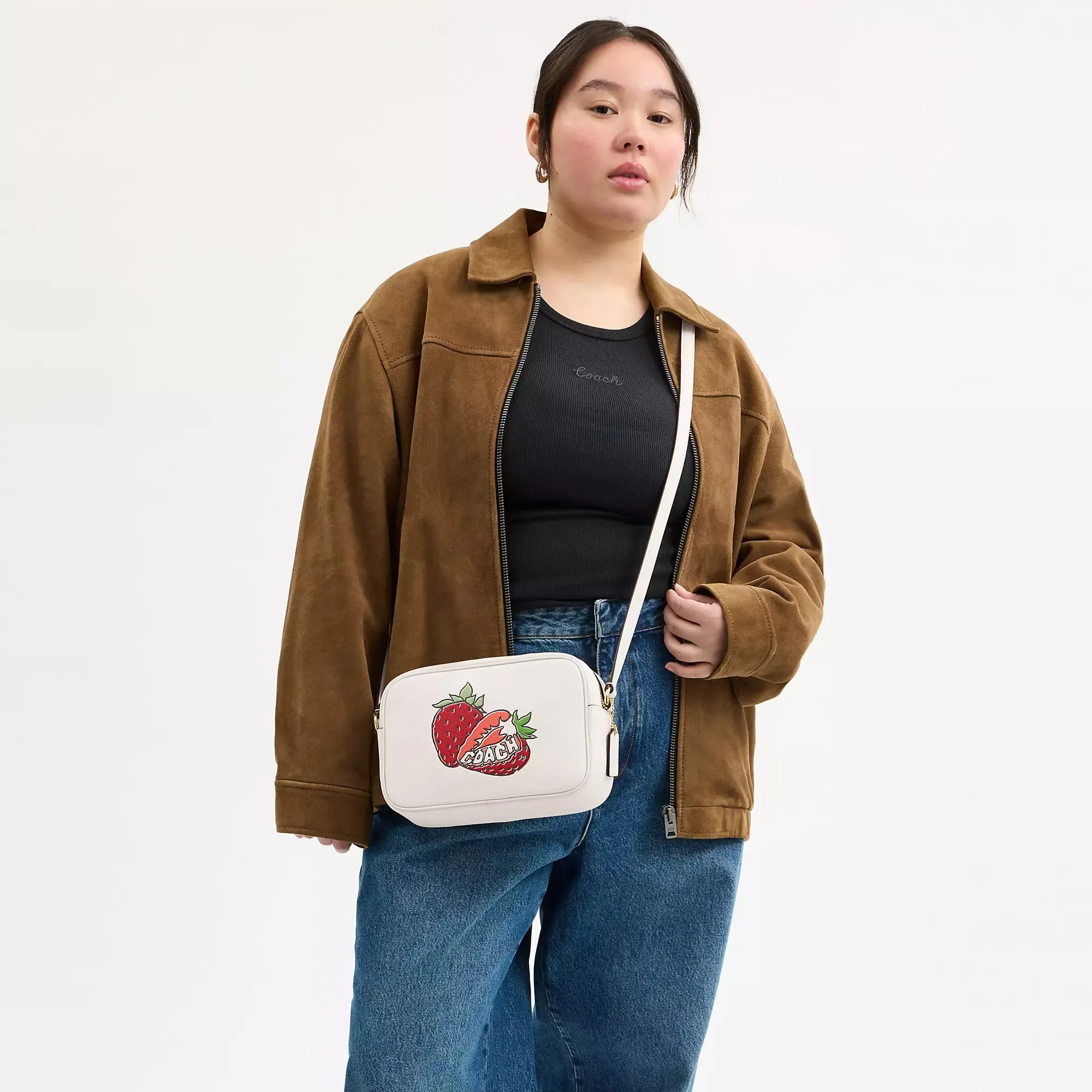 Coach Outlet Jamie Camera Bag With Strawberry Graphic