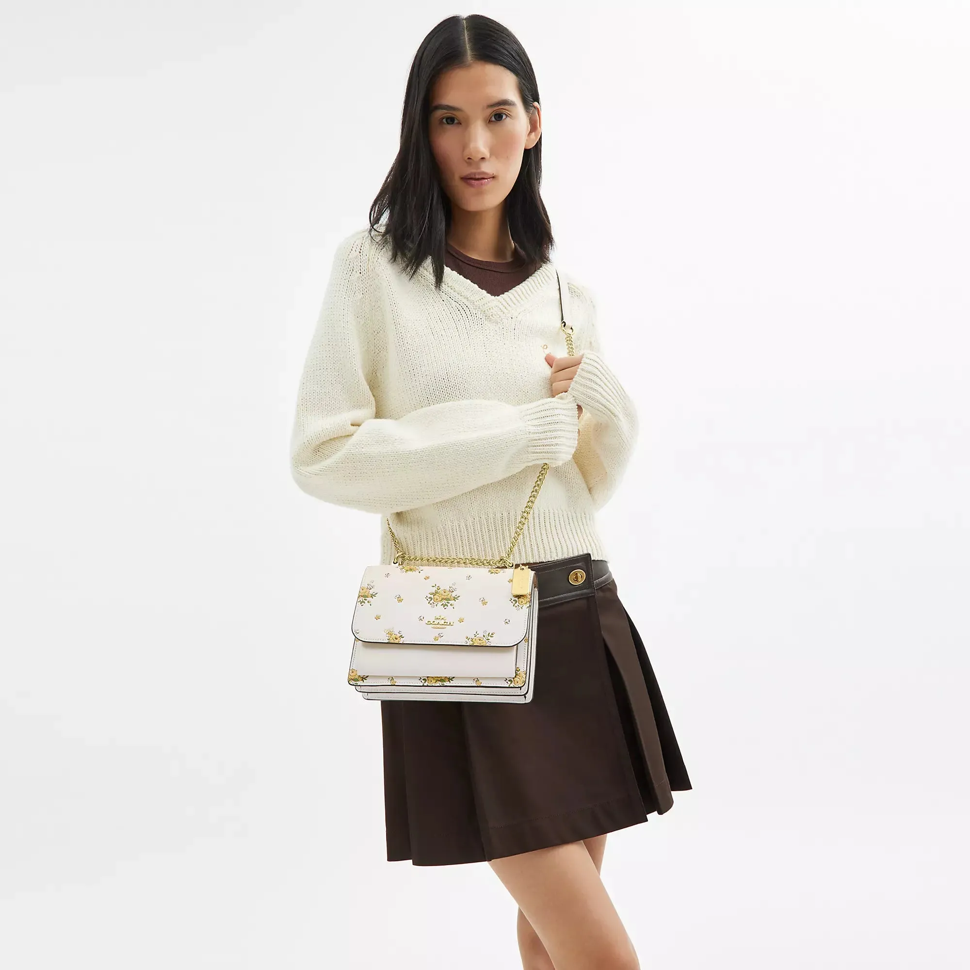Coach Outlet Klare Crossbody Bag With Spring Blossom Print
