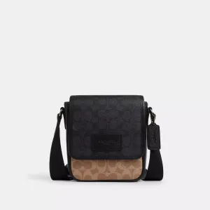 Coach Outlet Lucas Crossbody Bag In Blocked Signature Canvas