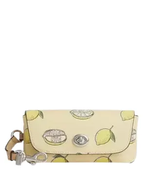 Coach Sunglass Case With Lemon Print