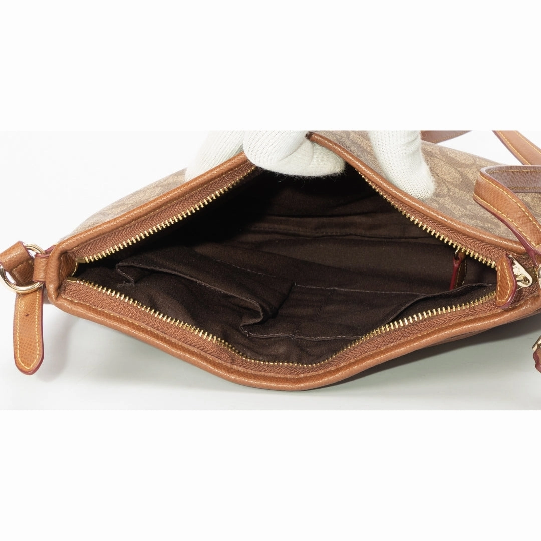 Coach Leather File Messenger Bag