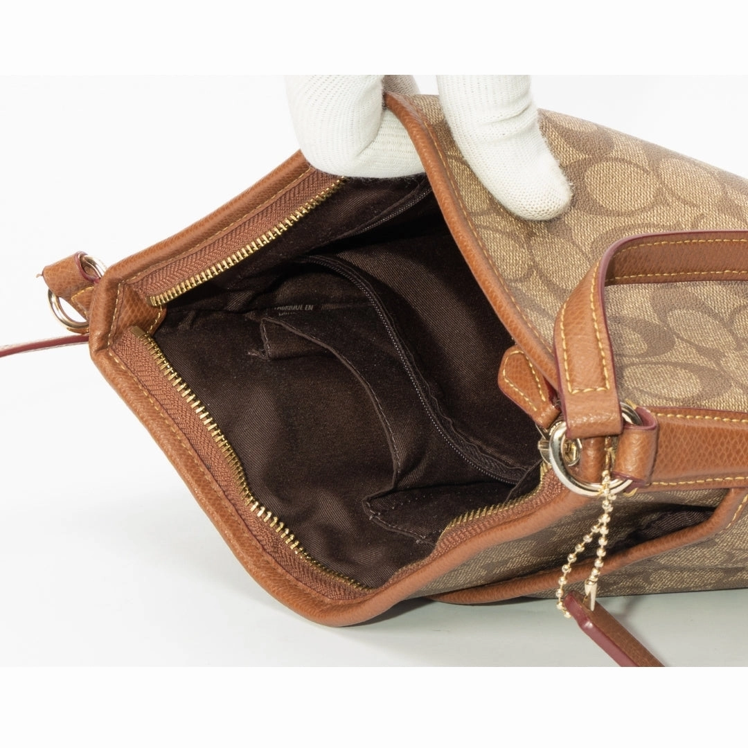 Coach Leather File Messenger Bag