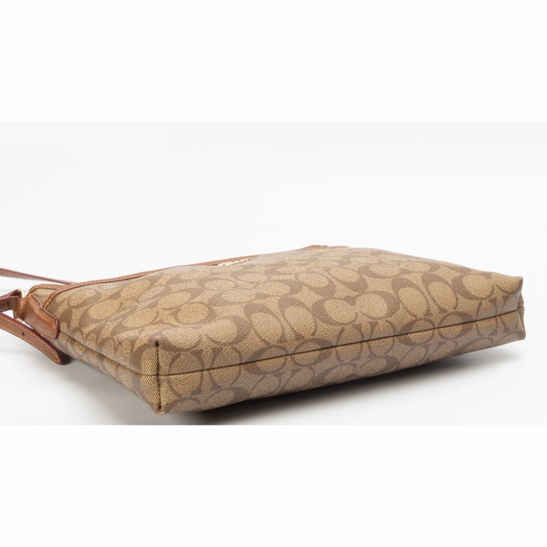 Coach Leather File Messenger Bag