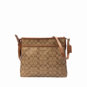 Coach Leather File Messenger Bag
