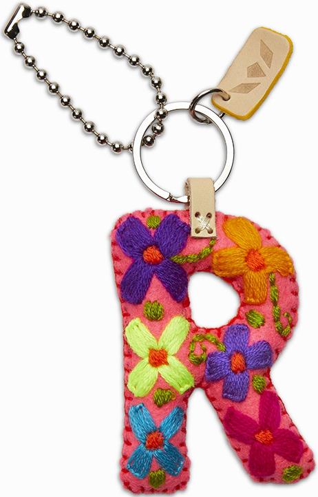 Consuela | Pink Felt Initial Letter Charms
