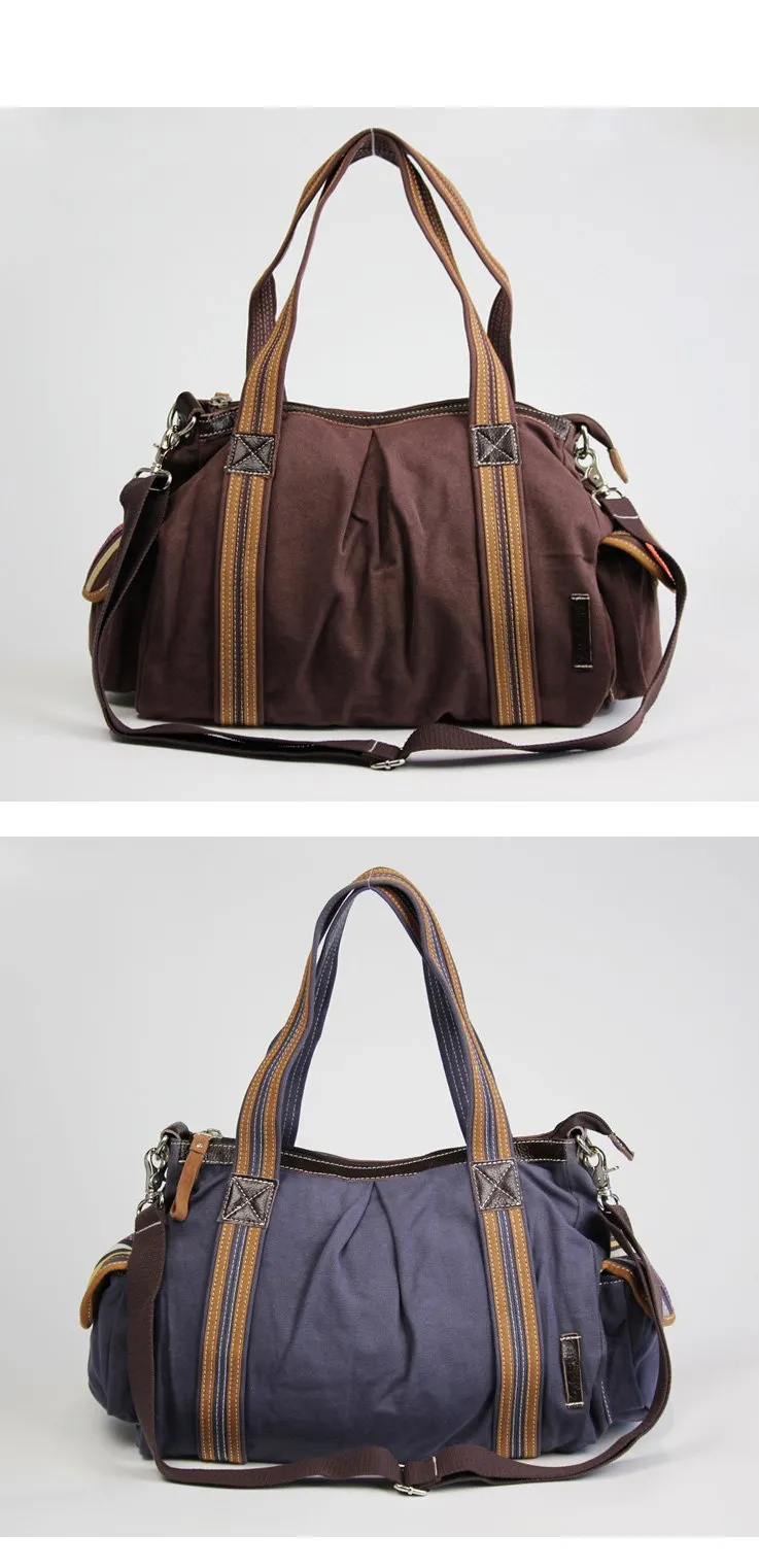 Cool Canvas Black Men 13 inches Messenger Bag Green Side Bag Travel Handbag For Men
