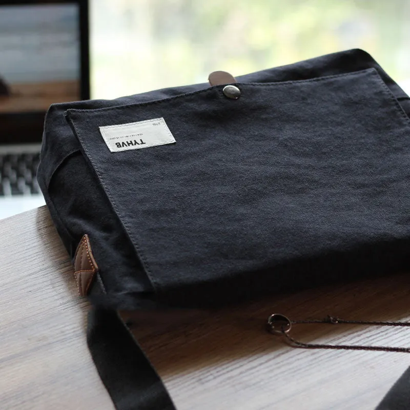 Cool Canvas Mens Student Shoulder Bag Side Bag Messenger Bag for Men
