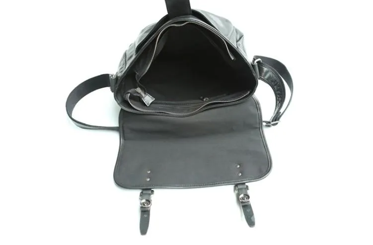 Cool Leather Mens Messenger Bag Briefcase Shoulder Bag for men