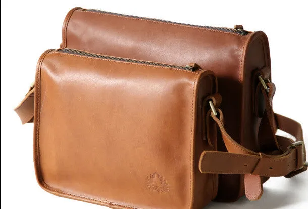 Cool leather mens messenger bag shoulder school laptop bag for men