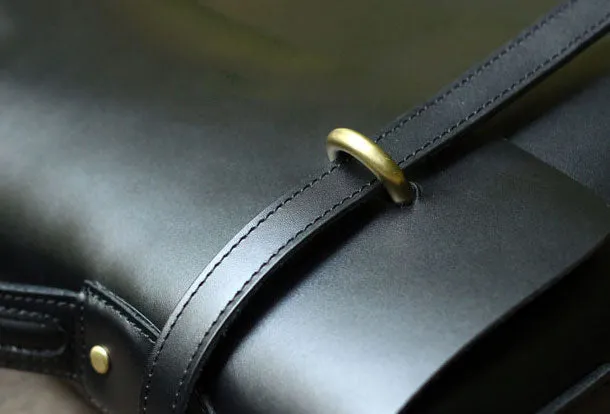 Cool Leather Mens Messenger Bag Work Bag Shoulder Bag for men