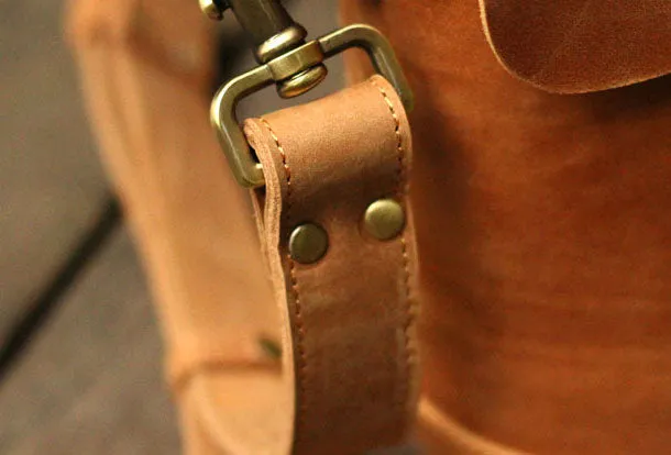 Cool Leather Mens Messenger Bag Work Bag Shoulder Bag for men