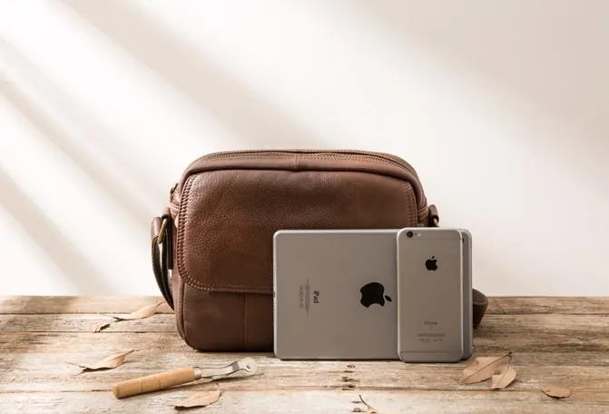 Cool Leather Small Mens Messenger Bags Small Shoulder Bag for Men
