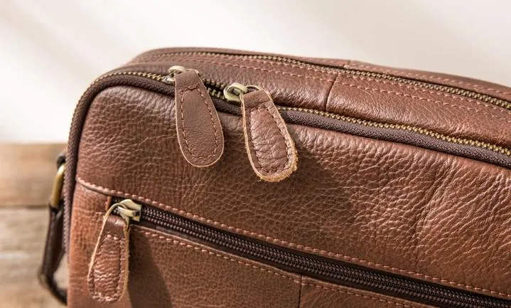 Cool Leather Small Mens Messenger Bags Small Shoulder Bag for Men