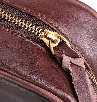 Cool Leather Small Side Bag Messenger Bag Small Shoulder Bags For Men