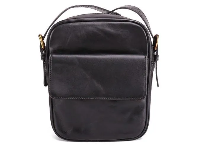 Cool Leather Small Side Bag Messenger Bag Small Shoulder Bags For Men