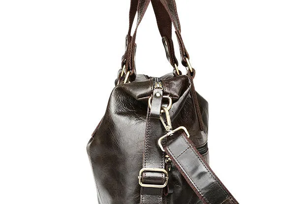 Cool Men Leather Handbag Messenger Bag Cross Body For Men