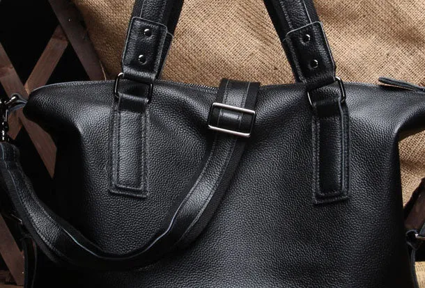 Cool Men Leather Handbag Messenger Bag Cross Body For Men