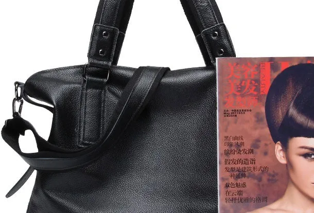 Cool Men Leather Handbag Messenger Bag Cross Body For Men