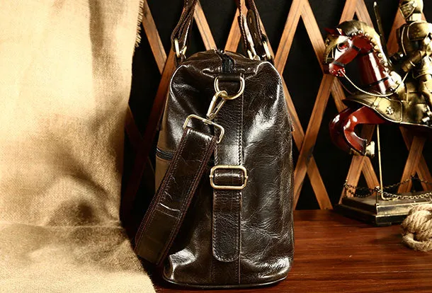 Cool Men Leather Handbag Messenger Bag Cross Body For Men