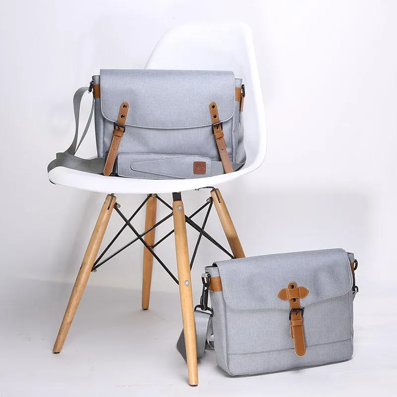 Cool Oxford Cloth Gray Men's Shoulder Bag Messenger Bag Side Bag For Men