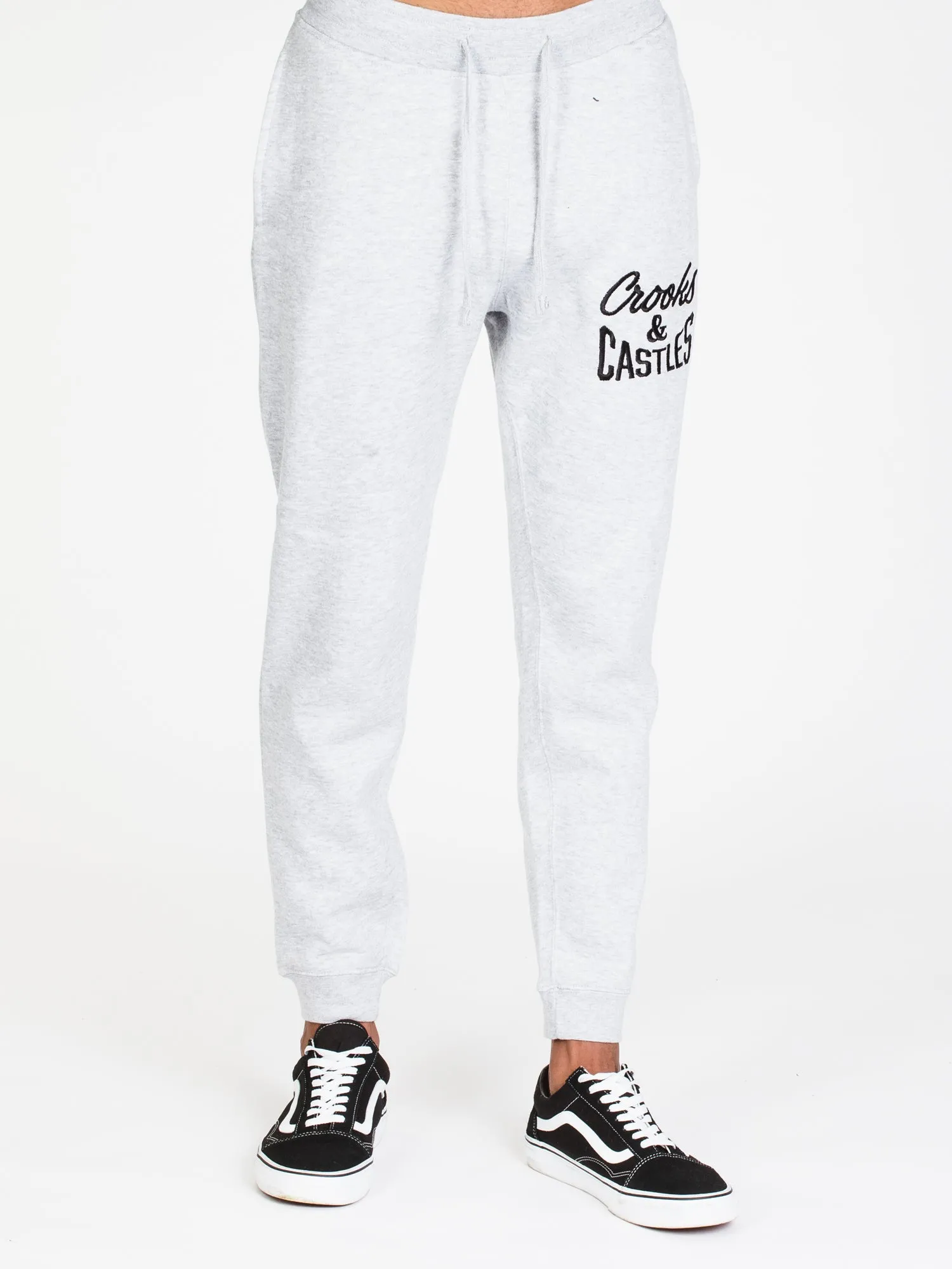 CROOKS & CASTLES REVERSE LOGO SWEATPANT  - CLEARANCE