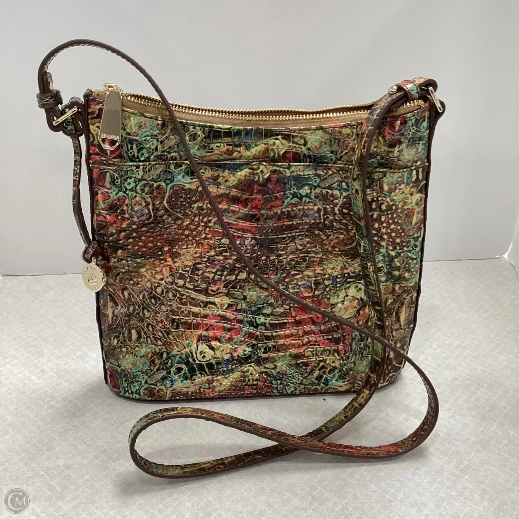 Crossbody Designer By Brahmin, Size: Medium