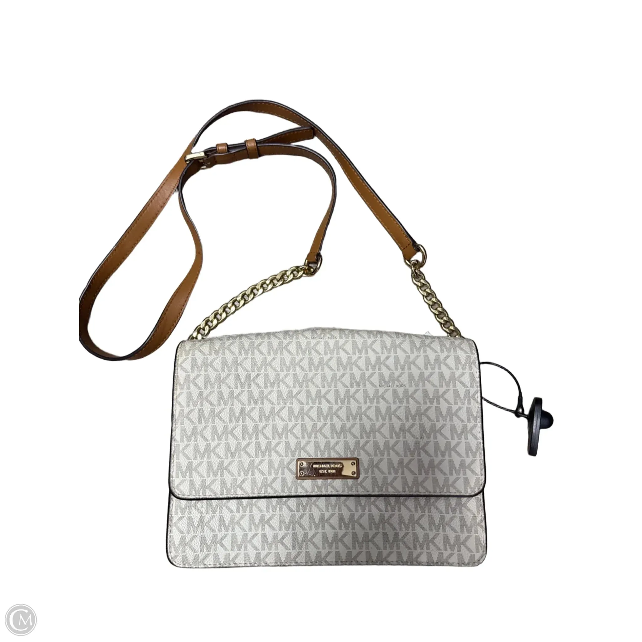 Crossbody Designer By Michael Kors, Size: Medium