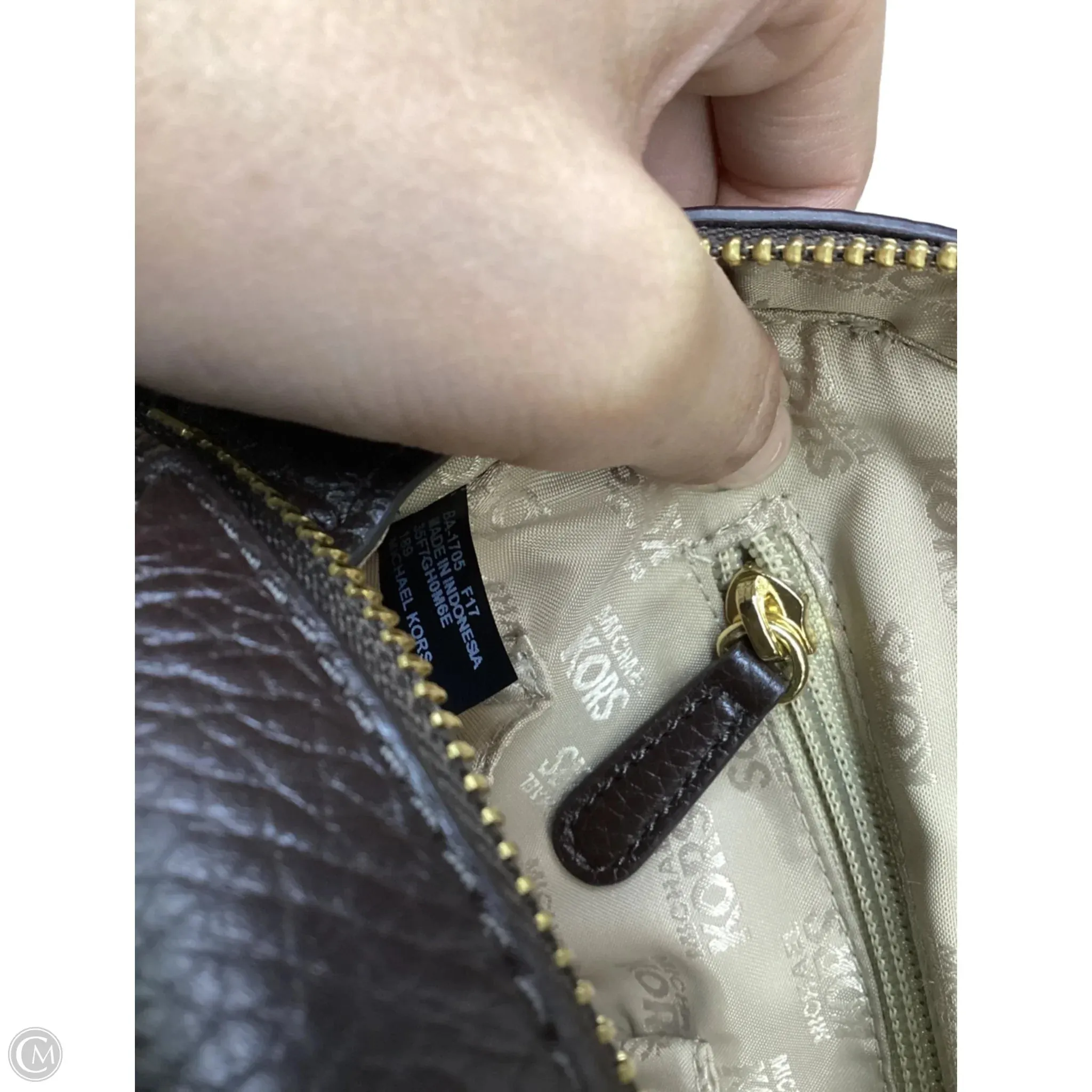 Crossbody Designer By Michael Kors, Size: Medium