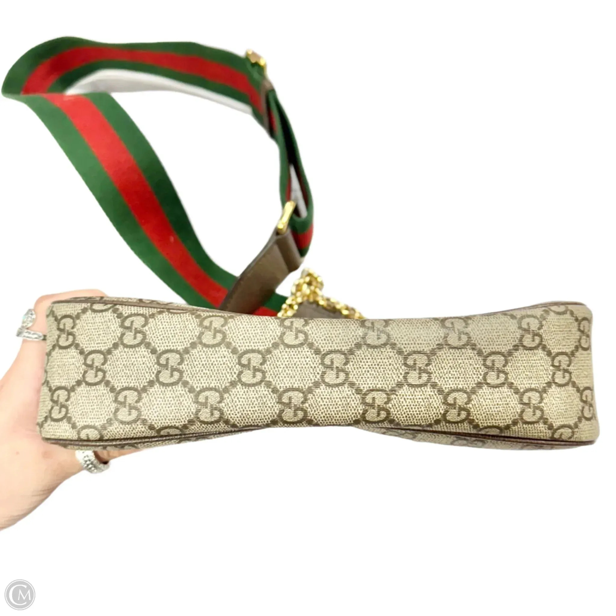 Crossbody Luxury Designer By Gucci, Size: Small