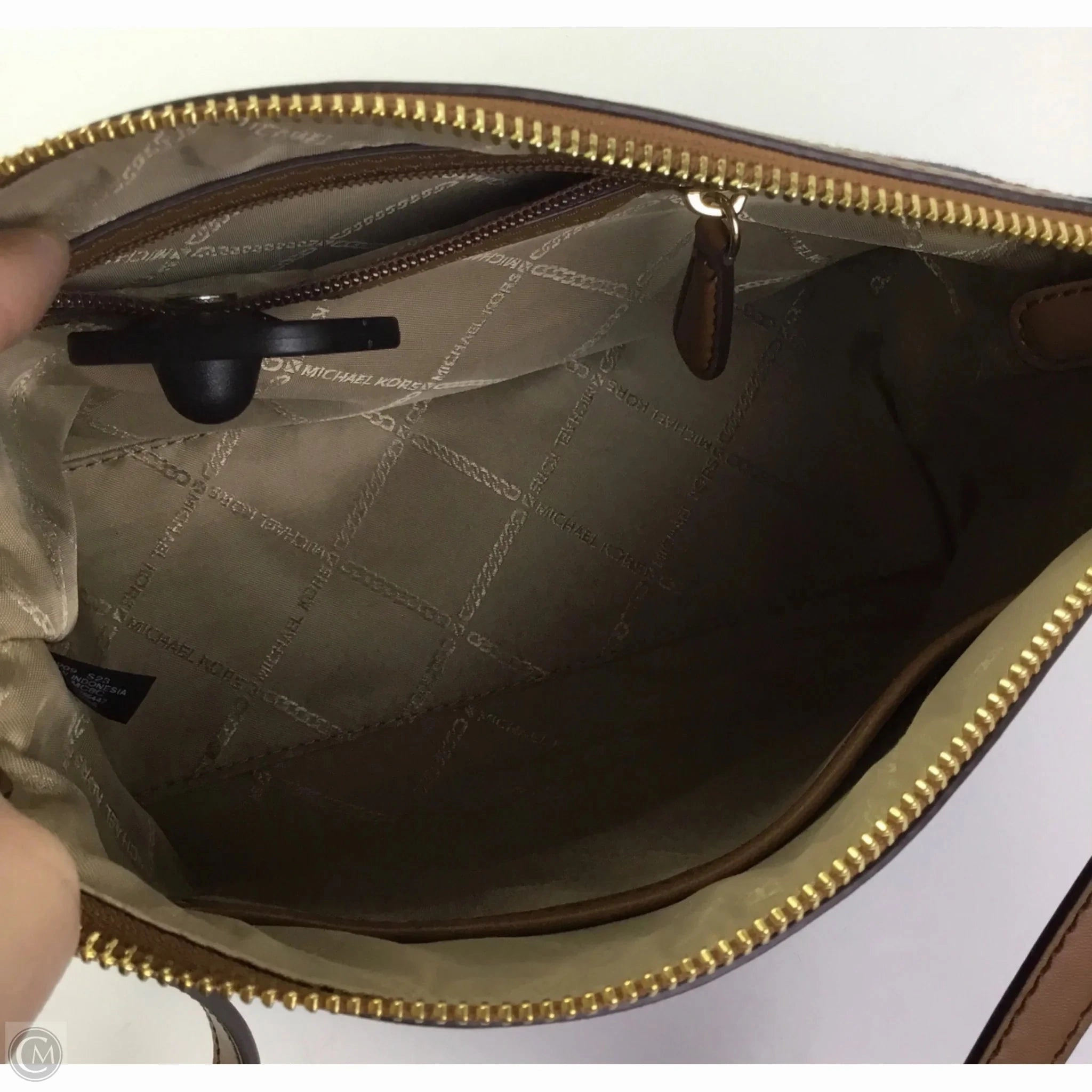 Crossbody Designer By Michael Kors, Size: Medium