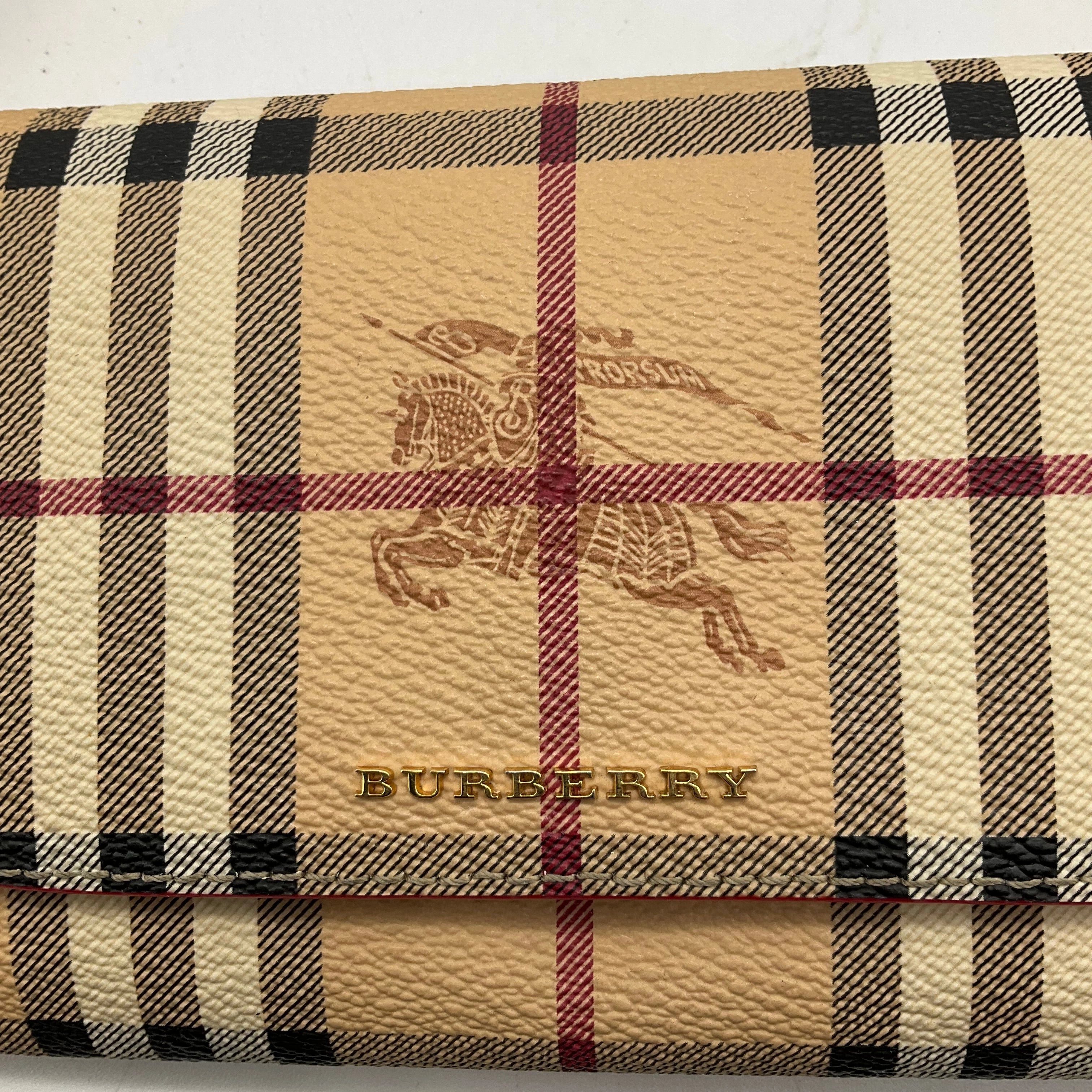CROSSBODY LUXURY DESIGNER by BURBERRY In PLAID PATTERN, Size: SMALL