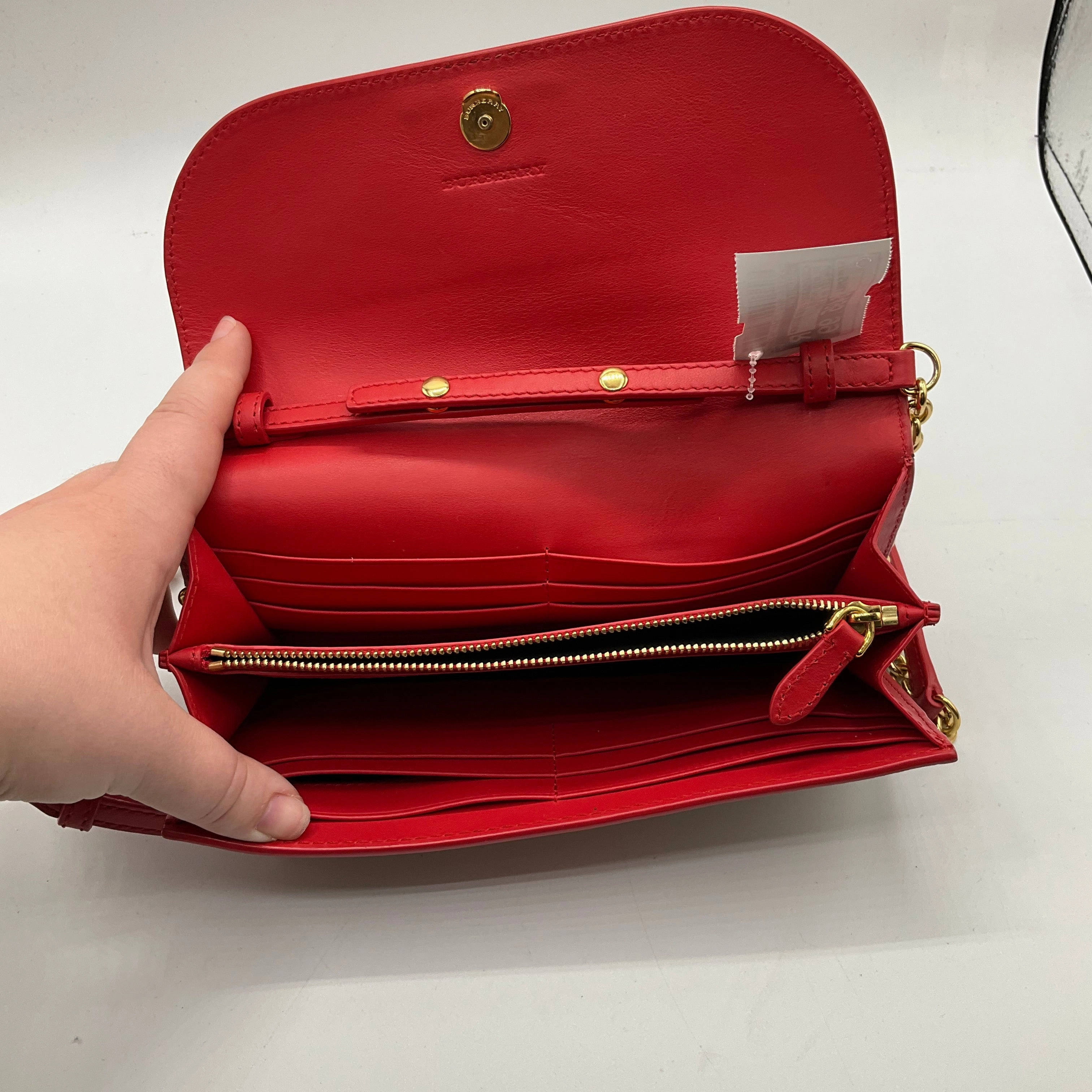 CROSSBODY LUXURY DESIGNER by BURBERRY In PLAID PATTERN, Size: SMALL