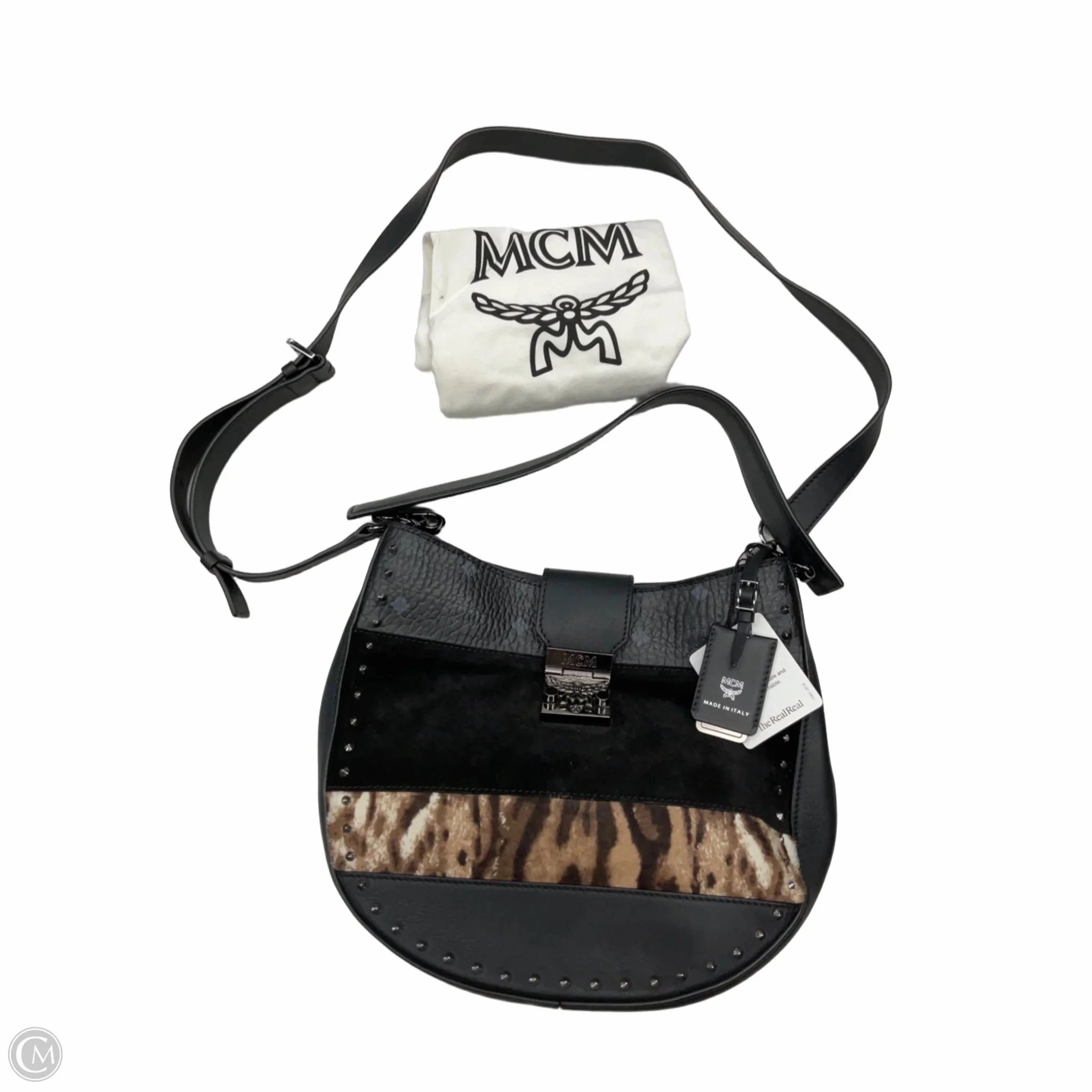 Crossbody Luxury Designer By Mcm, Size: Medium