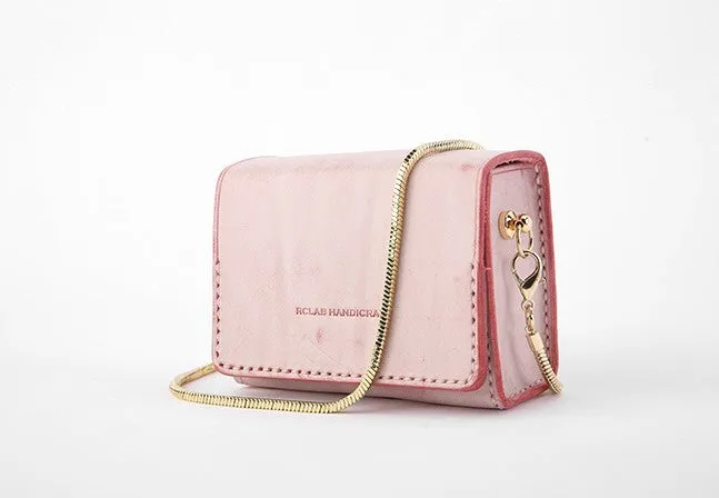 Cute Leather Womens Mini Chain Purse Tiny Makeup Fashion Chain Shoulder Bag for Women