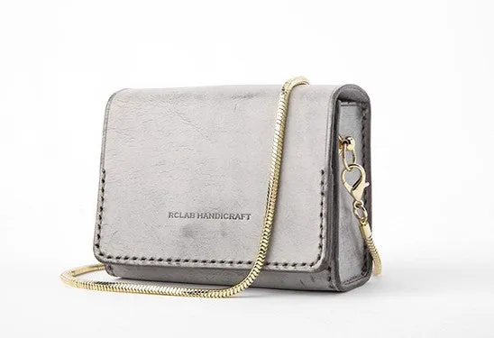 Cute Leather Womens Mini Chain Purse Tiny Makeup Fashion Chain Shoulder Bag for Women