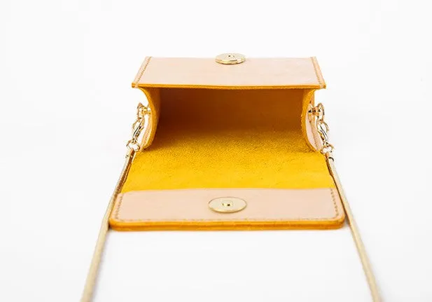 Cute Leather Womens Mini Chain Purse Tiny Makeup Fashion Chain Shoulder Bag for Women