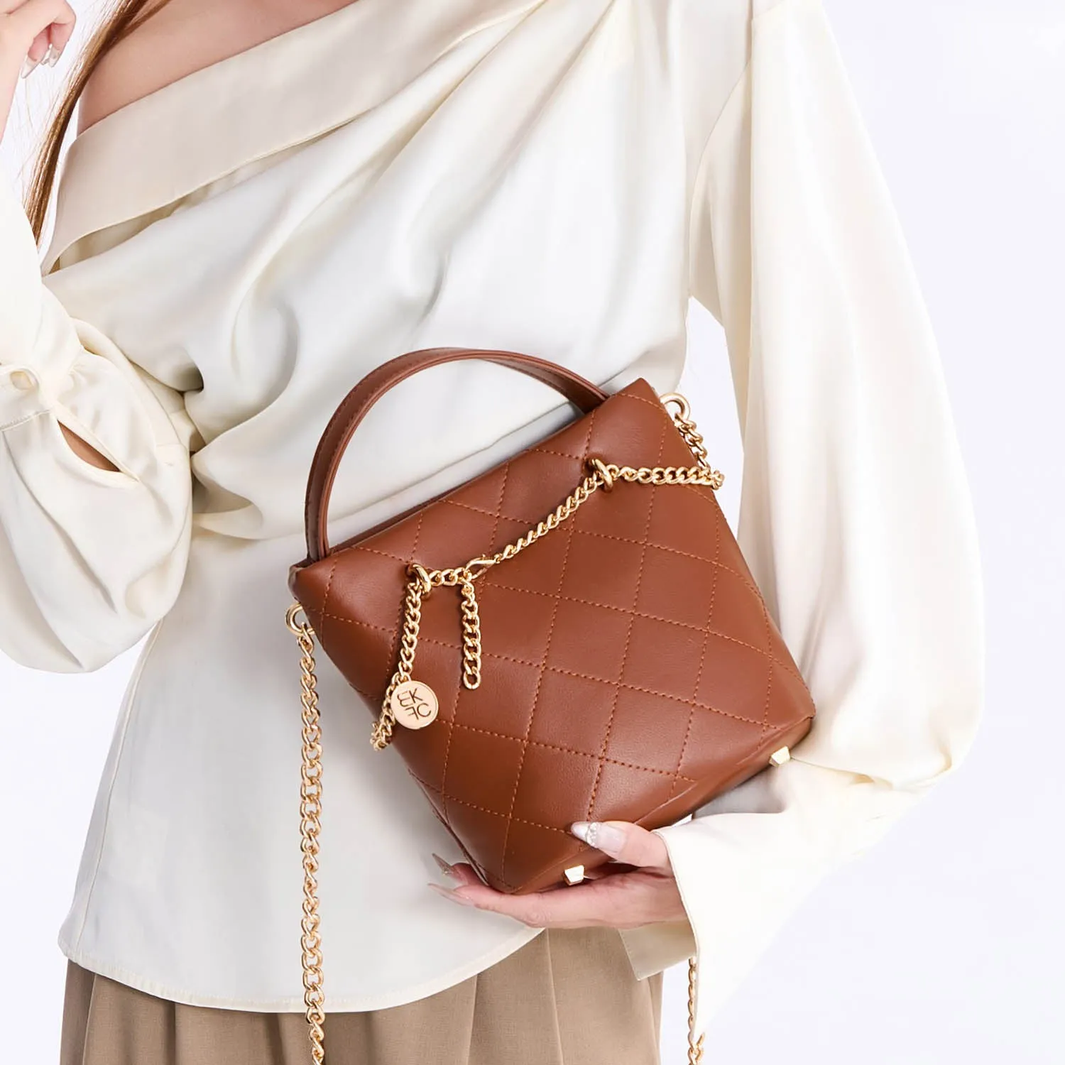 Damaris Mini Shoulder Medium Handbag by Mia K.