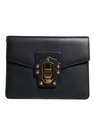 Dolce & Gabbana Leather Logo gold Crossbody Purse Women's Bag (Pre-Owned)