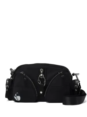 Dual-Pocket Cross Body Bag