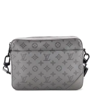 Duo Messenger Bag Monogram Shadow Leather