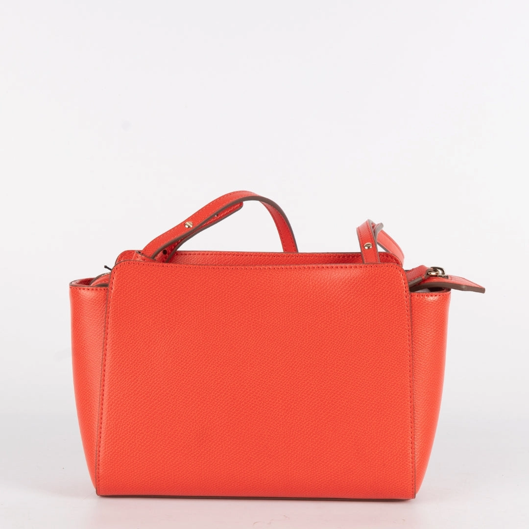 Emporio Armani Red Leather Crossbody Bag