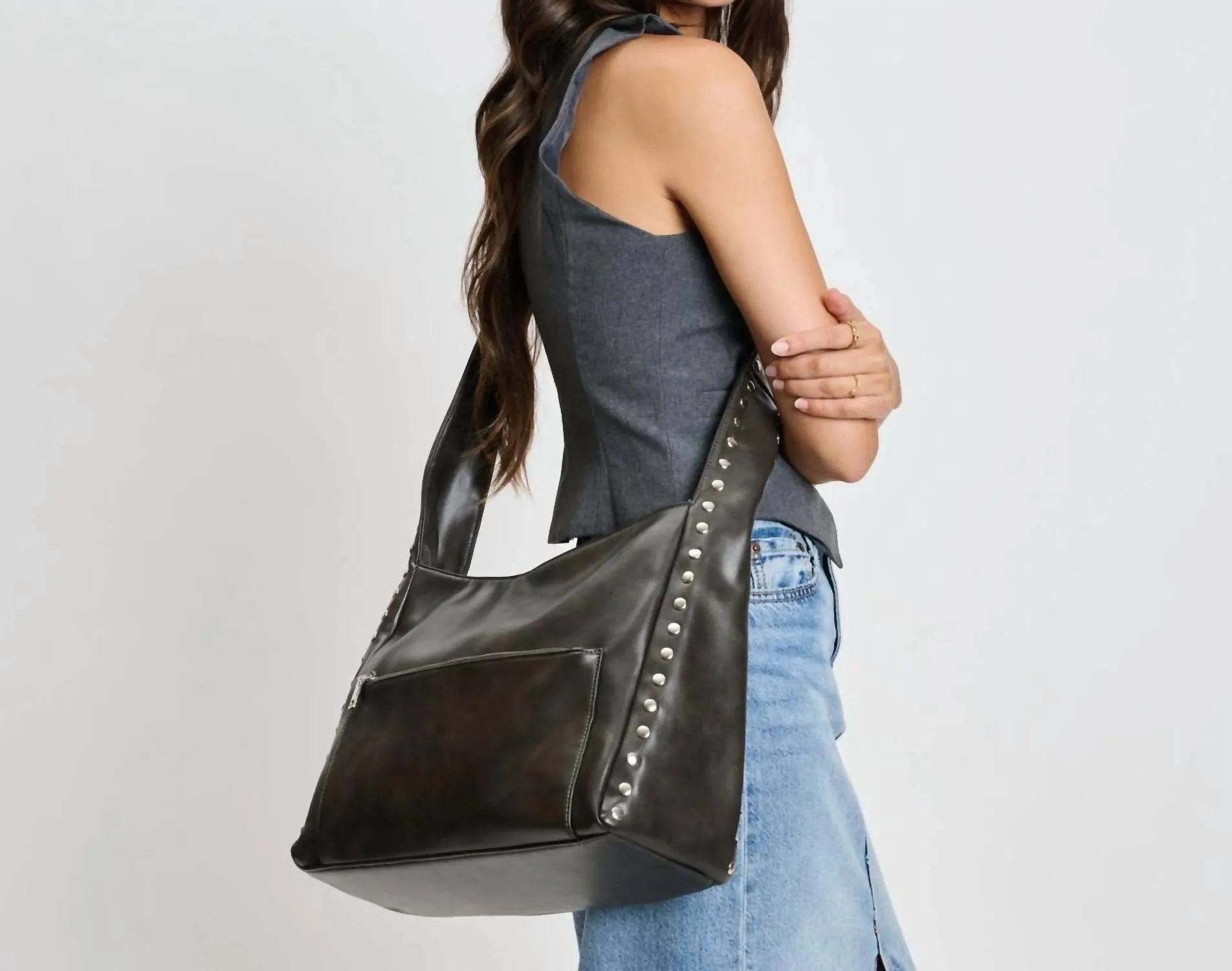Erika Crossbody Bag In Grey