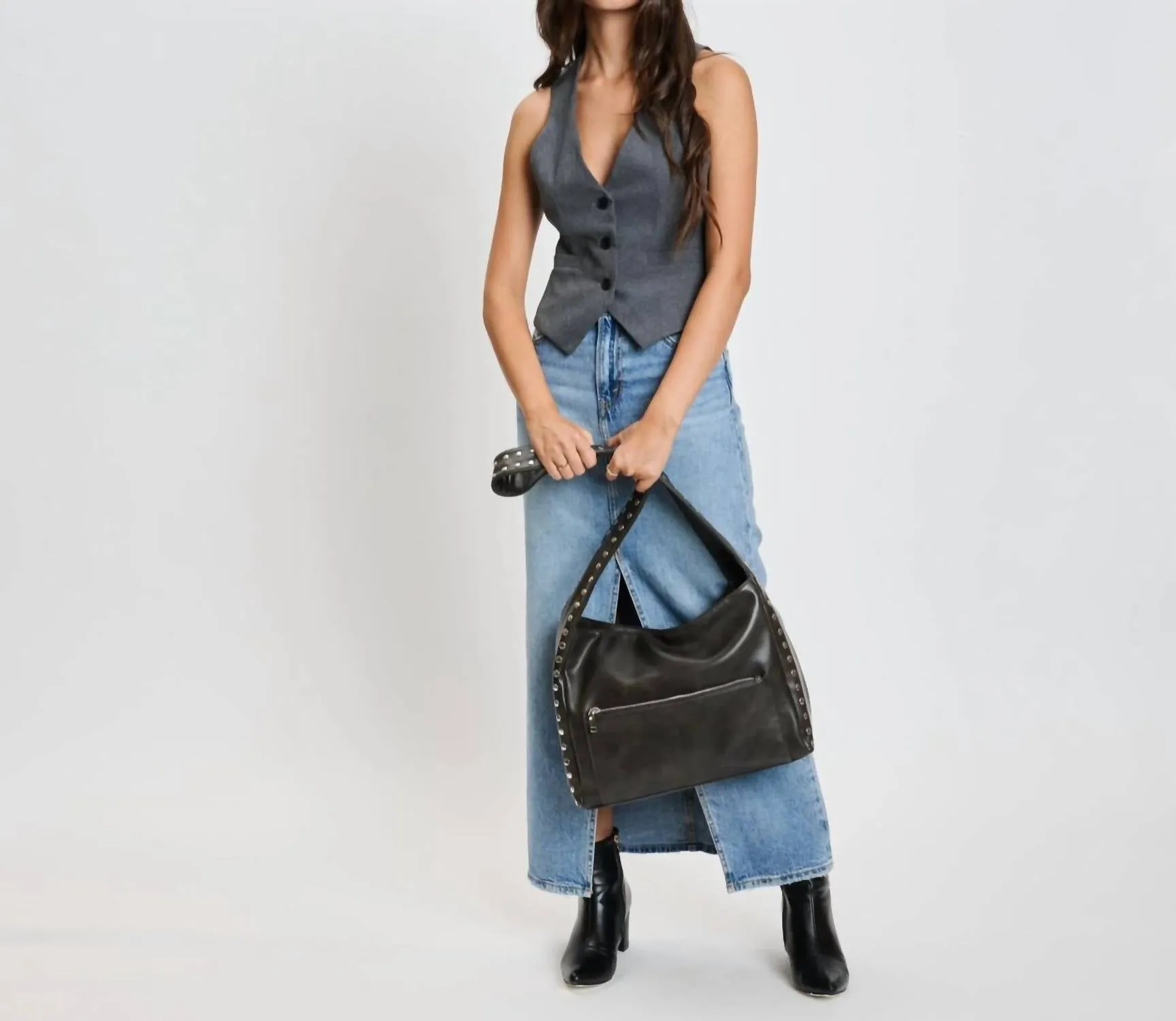 Erika Crossbody Bag In Grey