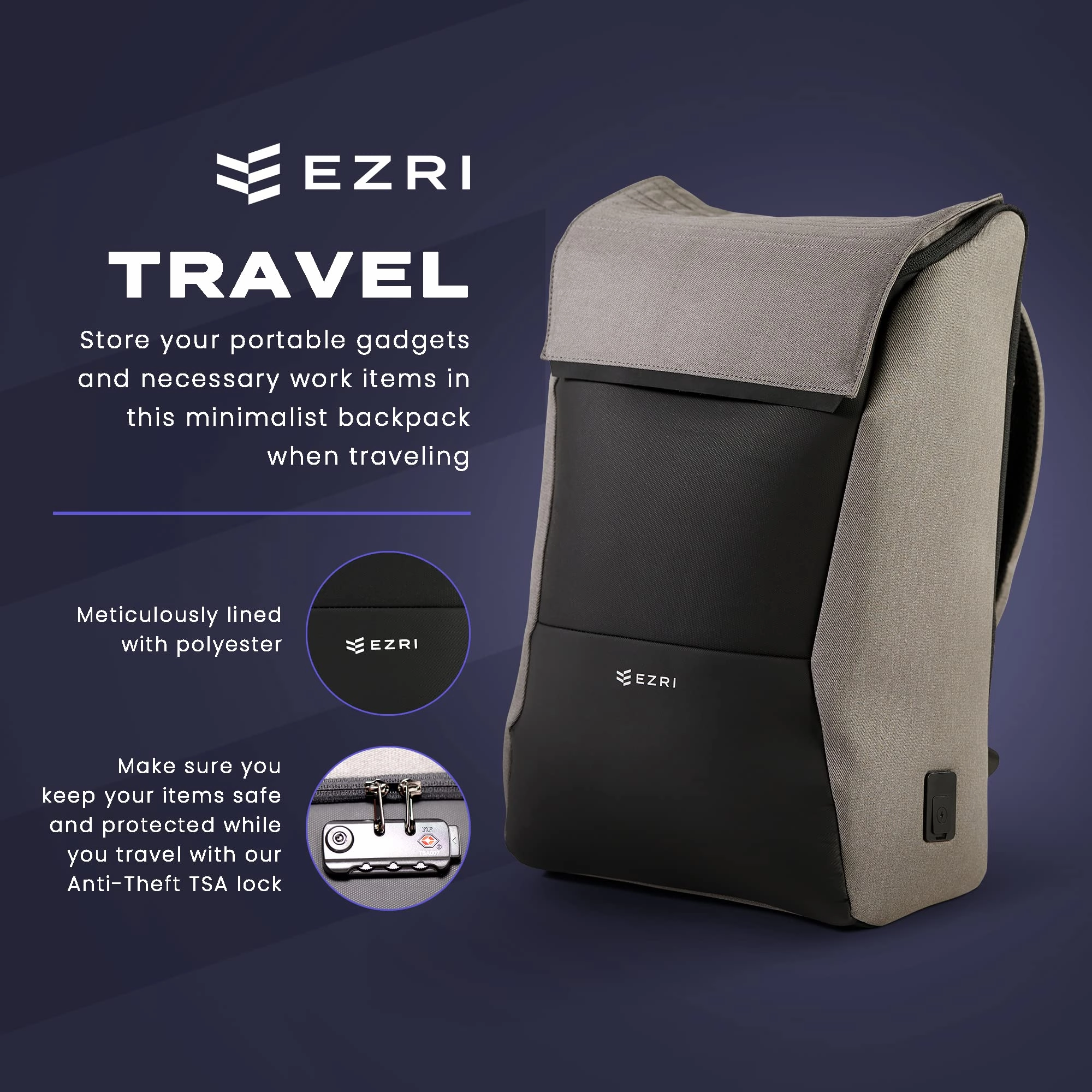 EZRI Professional Backpack