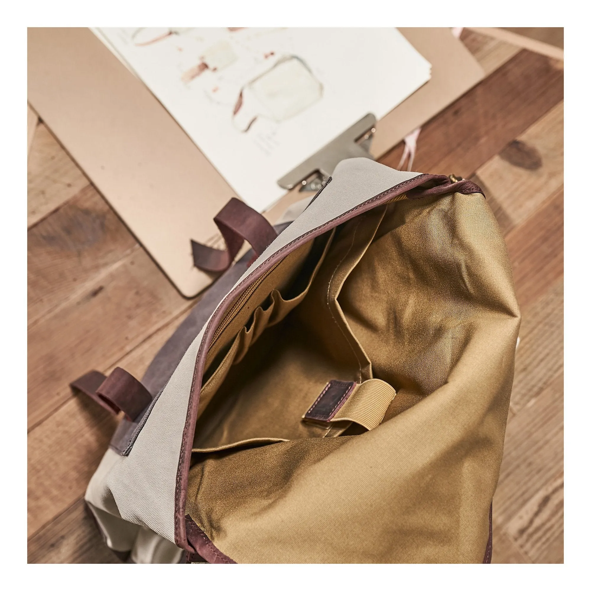 Fashion Canvas Leather Mens 14'' Satchel Messenger Bags Courier Bag College Postman Bag for Men