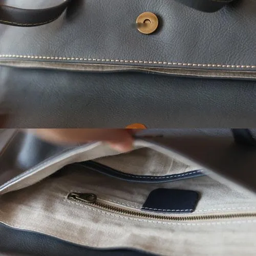 Fashion Womens Gray Leather Handbags Work Bag Womens Gray Shoulder Bags Crossbody Bag For Work