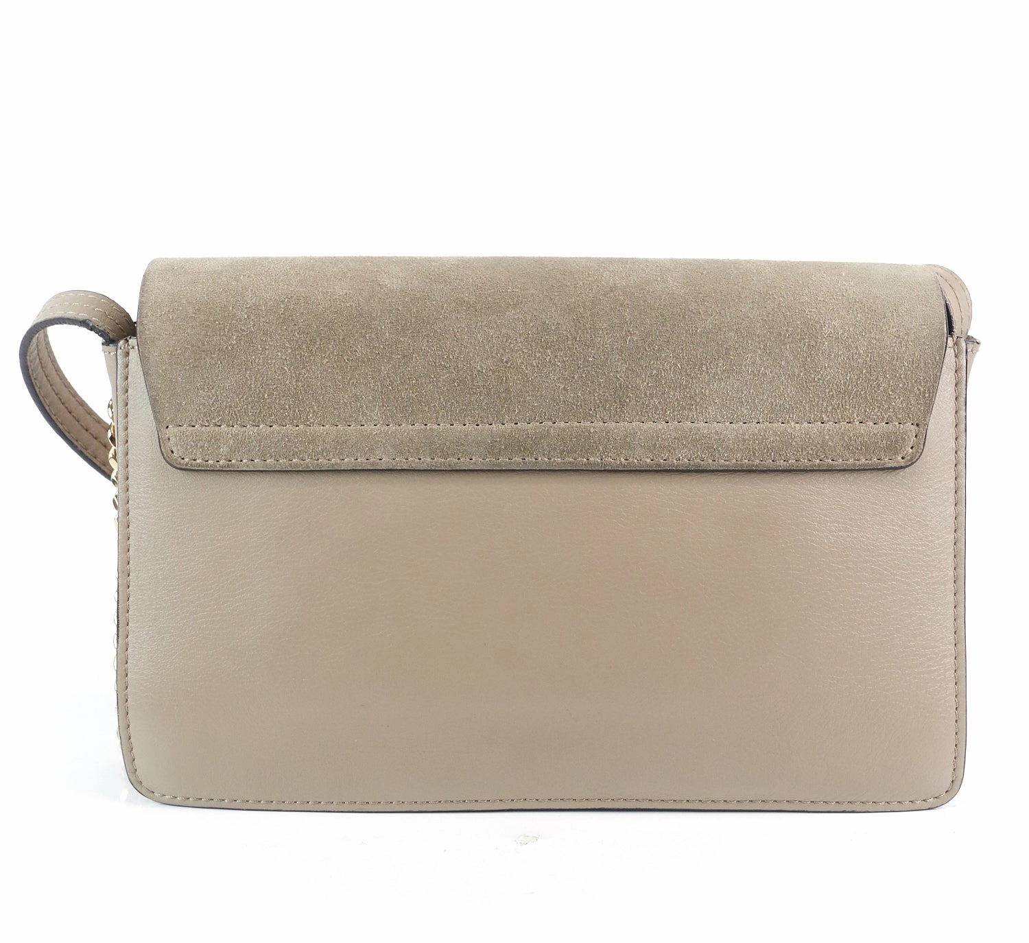 Faye Small Leather and Suede Bag