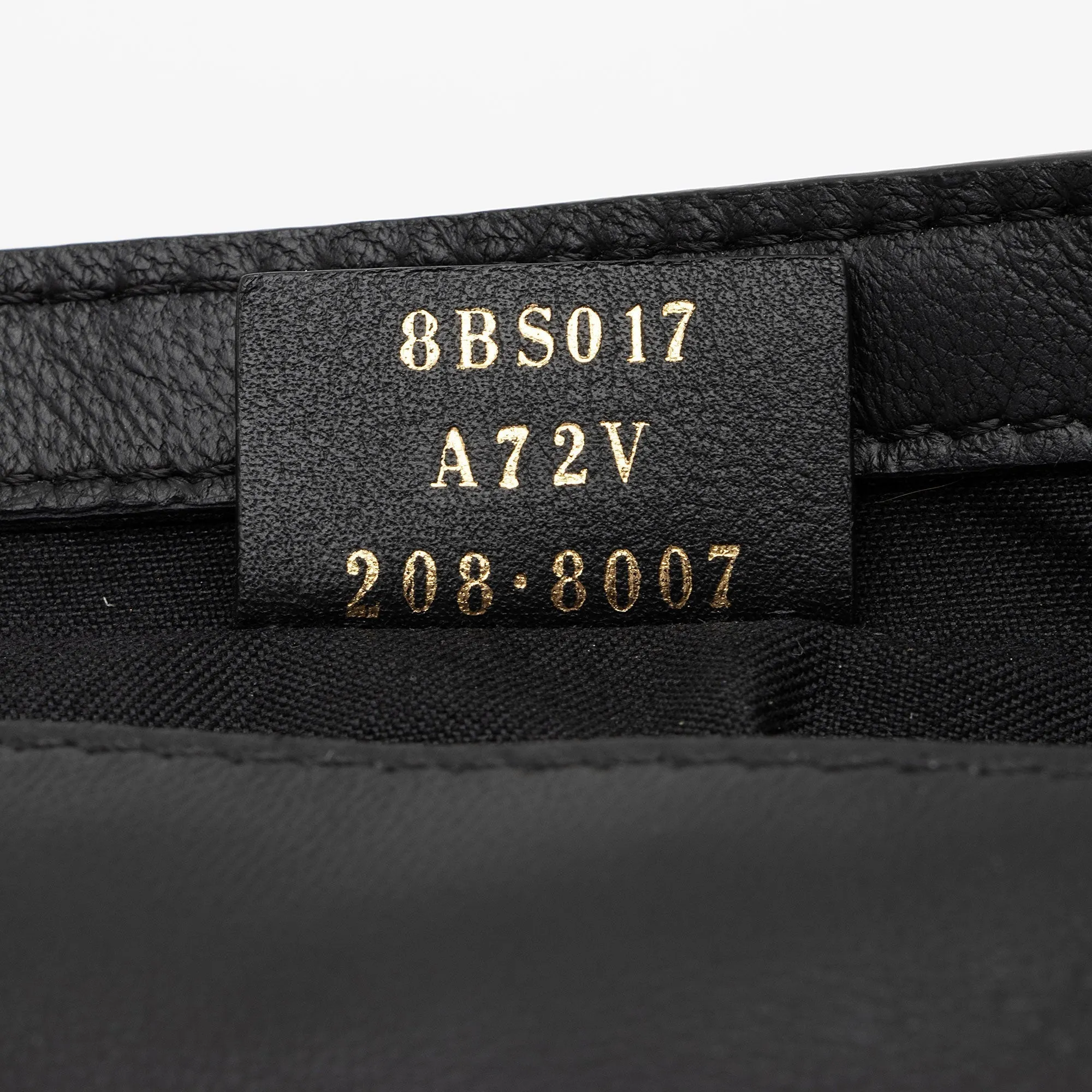 Fendi FF Embossed 1974 Mini Baguette Shoulder Bag
