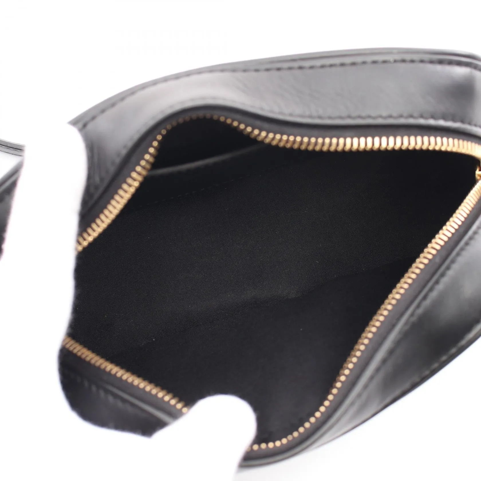 Fendi Leather Mini FF Logo Camera Shoulder Bag