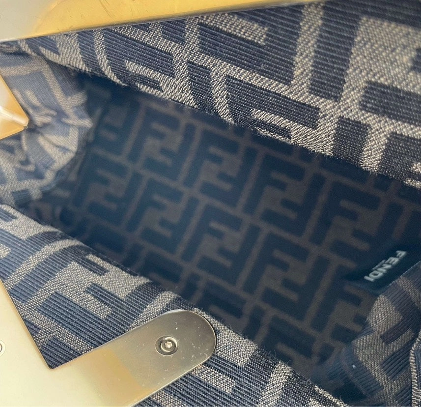 Fendi First Black Leather Crossbody Bag